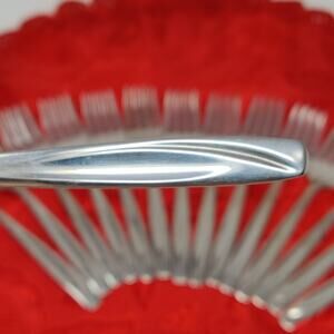 Lot of 15 SF Stainless Salad Forks Rogers Cutlery Co LAWNCREST 6"